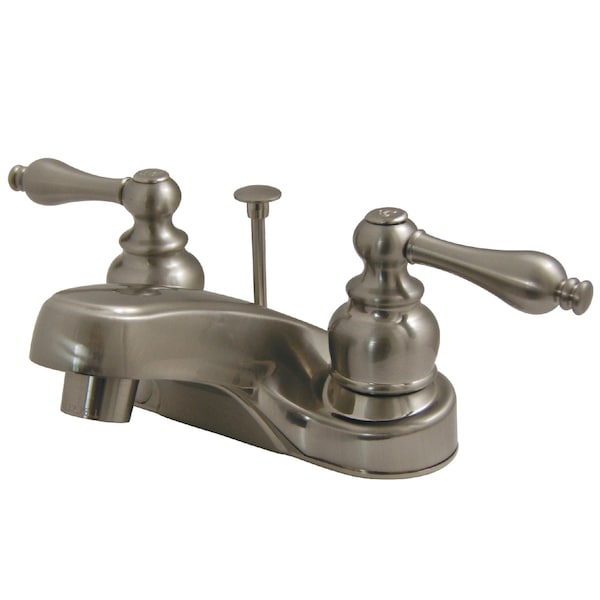 4" Centerset Bathroom Faucet, Brushed Nickel